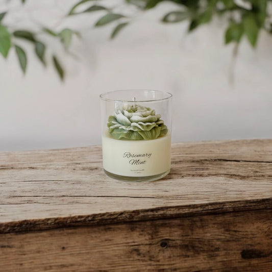 Believe Candle Co. Rosemary Mint Candle Jar