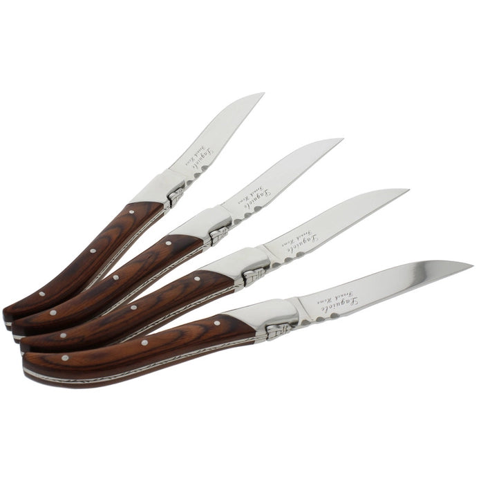 Laguiole Connoisseur Rosewood Steak Knives