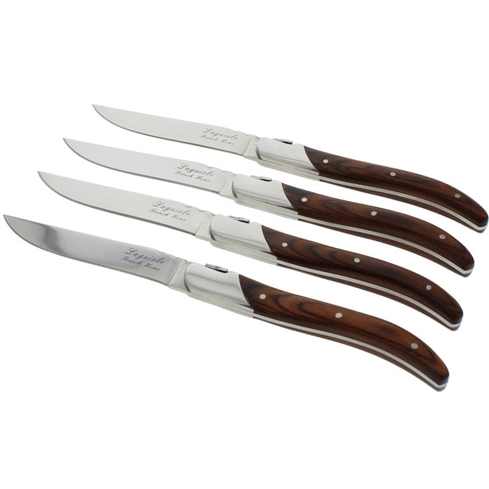 Laguiole Connoisseur Rosewood Steak Knives