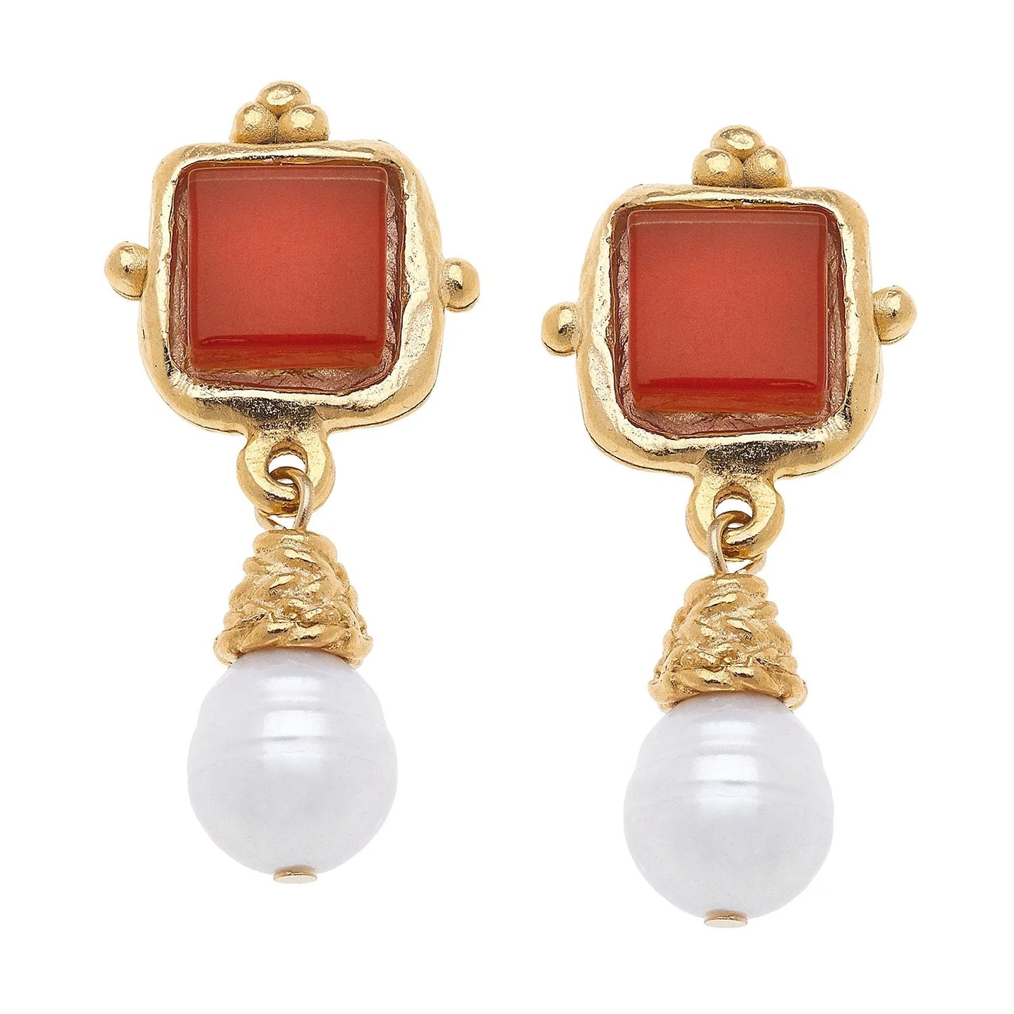 Susan Shaw Charlotte Pearl Drop Earrings
