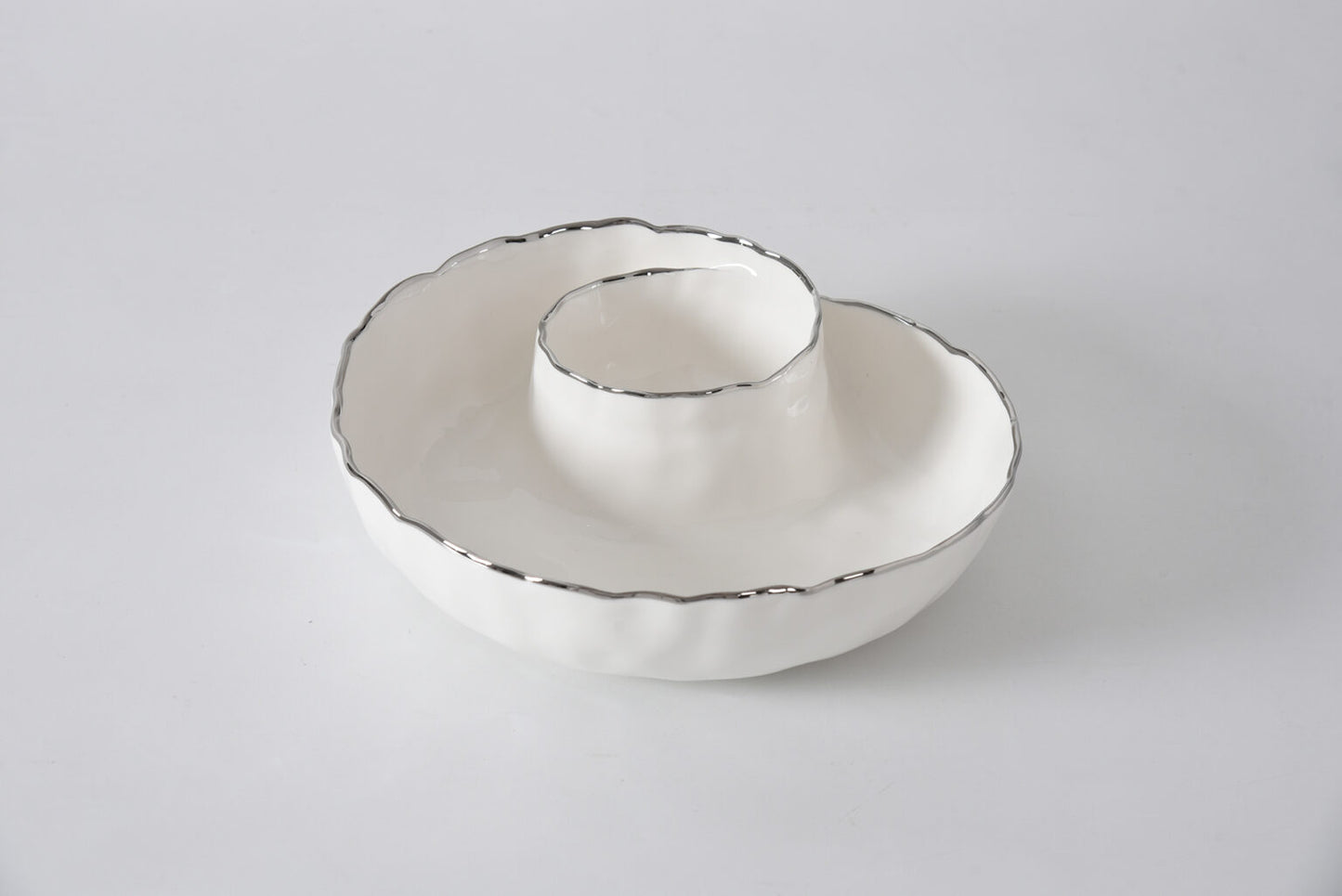 Pampa Bay Portofino Plata Round Chip & Dip