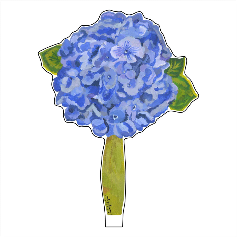 Acrylic Hydrangea Royal Blue Flower