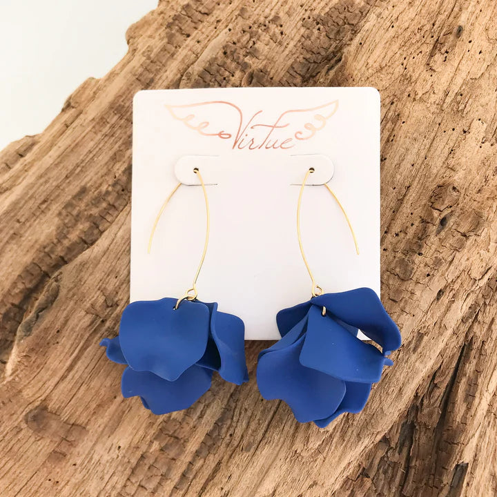 Hyacinth Tiered Marquis Earrings