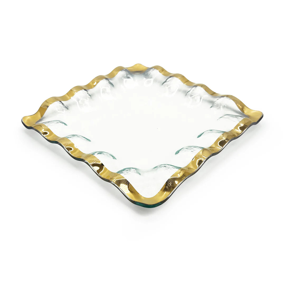Annieglass Ruffle Square Server