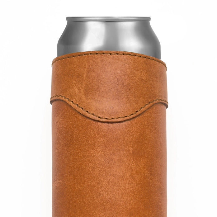 Campaign Leather Slim Can Koozie