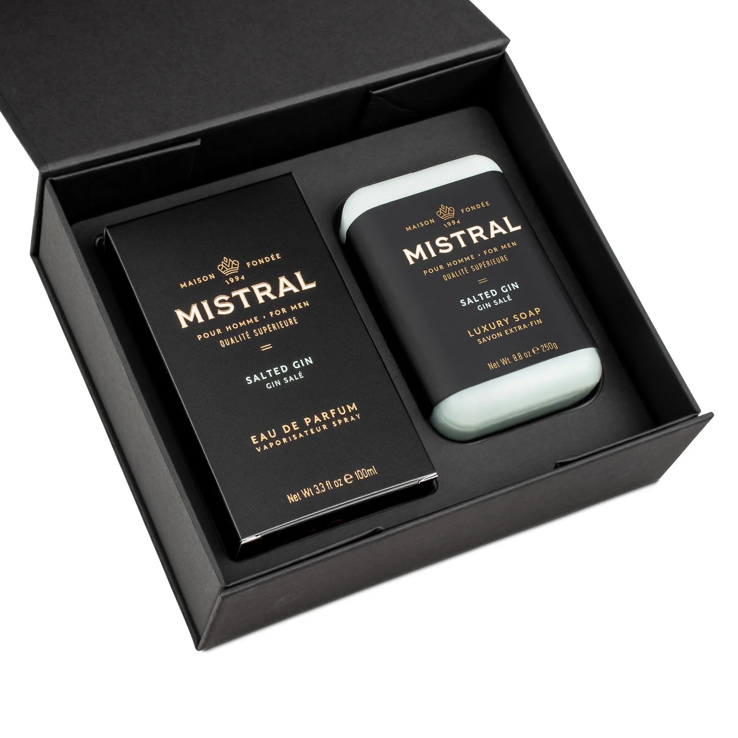 Mistral Salted Gin Eau de Parfum & Bar Soap Gift Set