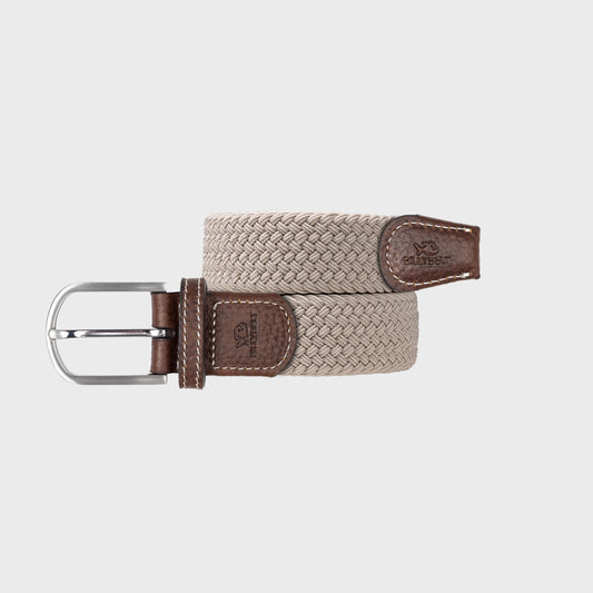 Sand Beige Elastic Woven Belt