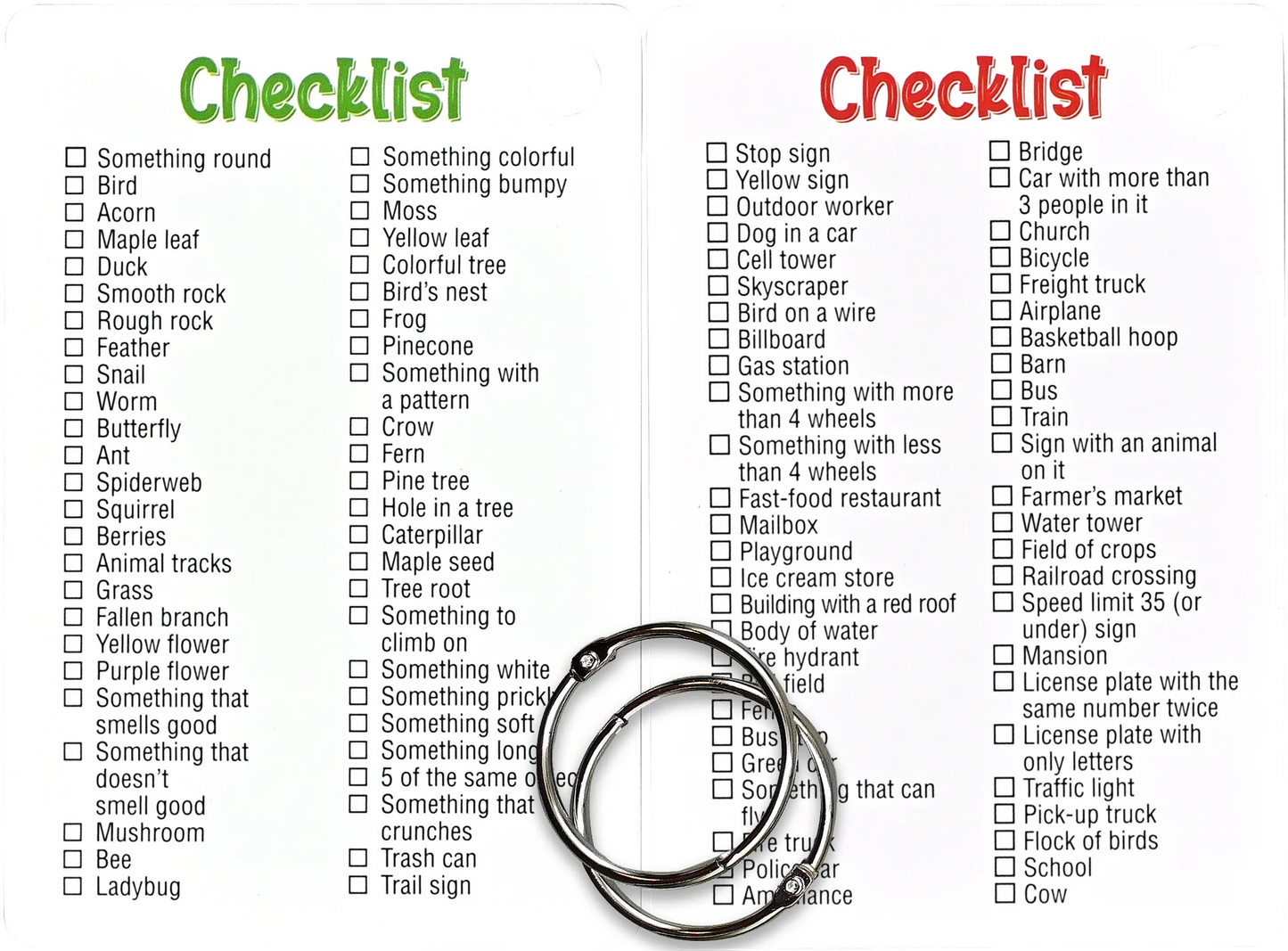 Seek-and-Find Scavenger Hunt Card Pack