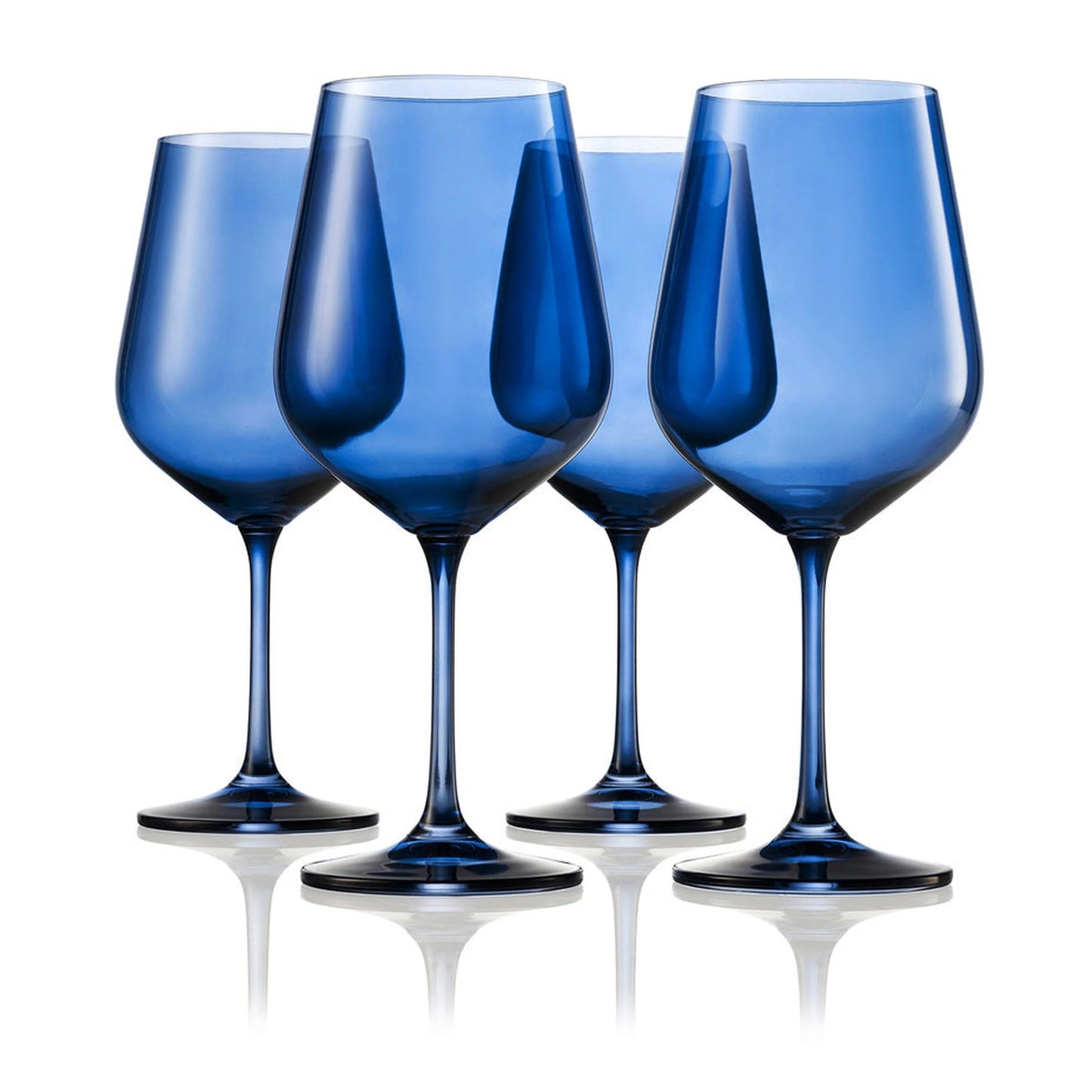 Sheer Blue Red Wine Glass