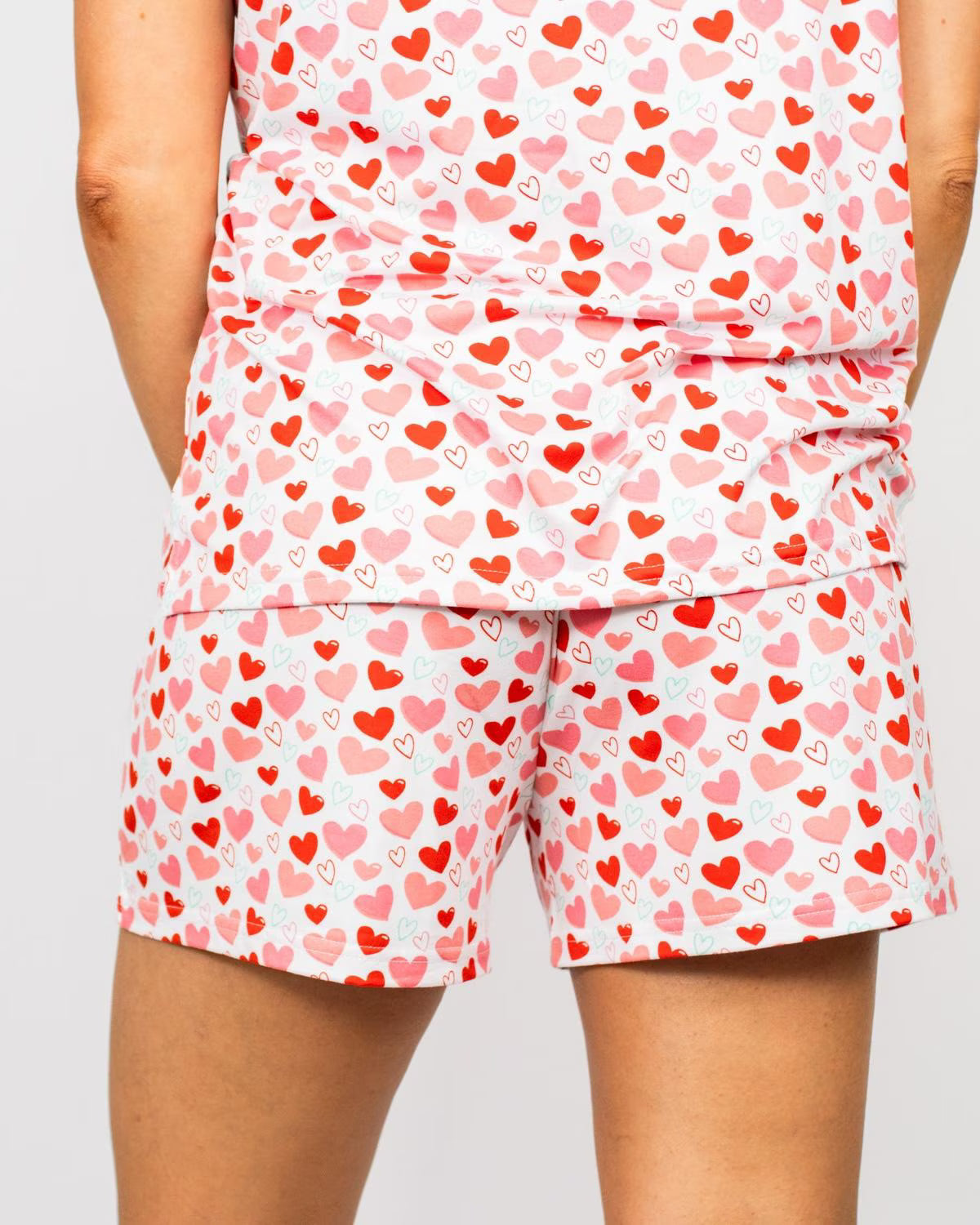 All You Need Is Love Pajama Set with Shorts