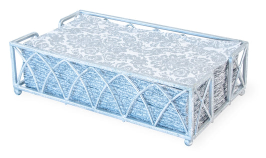 Silver Leaf Arch Guest Towel Holder