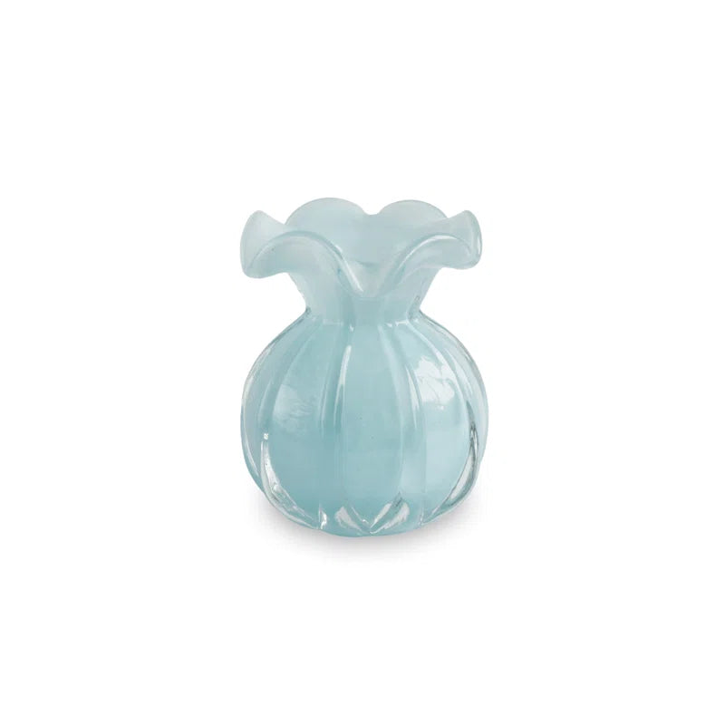 Glass Vento Small Round Bud Vase