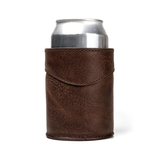 Campaign Leather Can Koozie