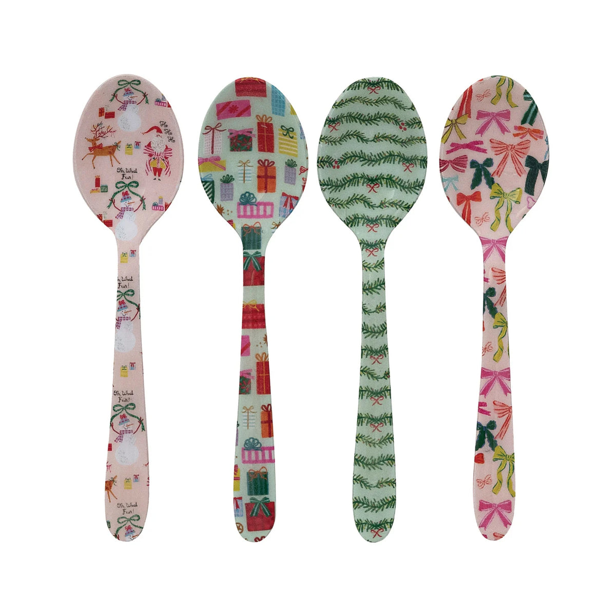 Holiday Enameled Stainless Steel Spoon