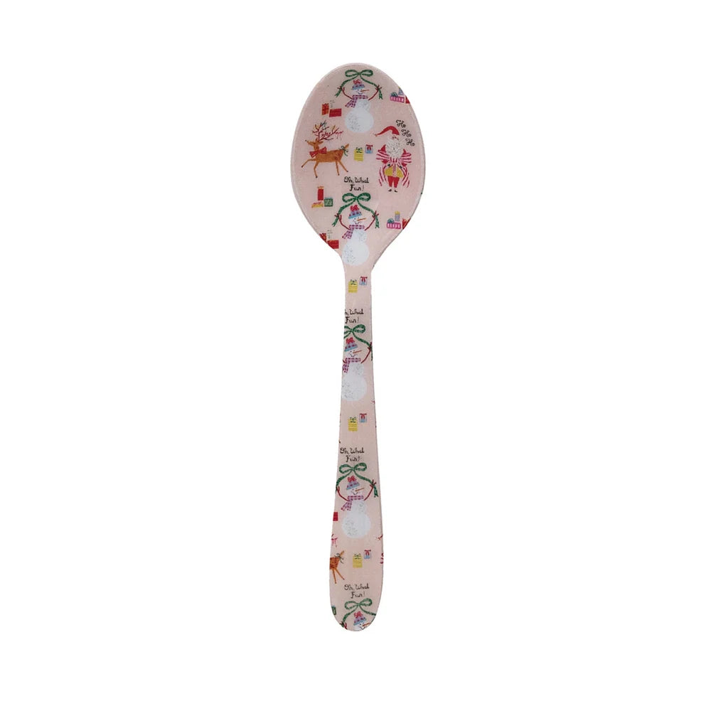 Holiday Enameled Stainless Steel Spoon