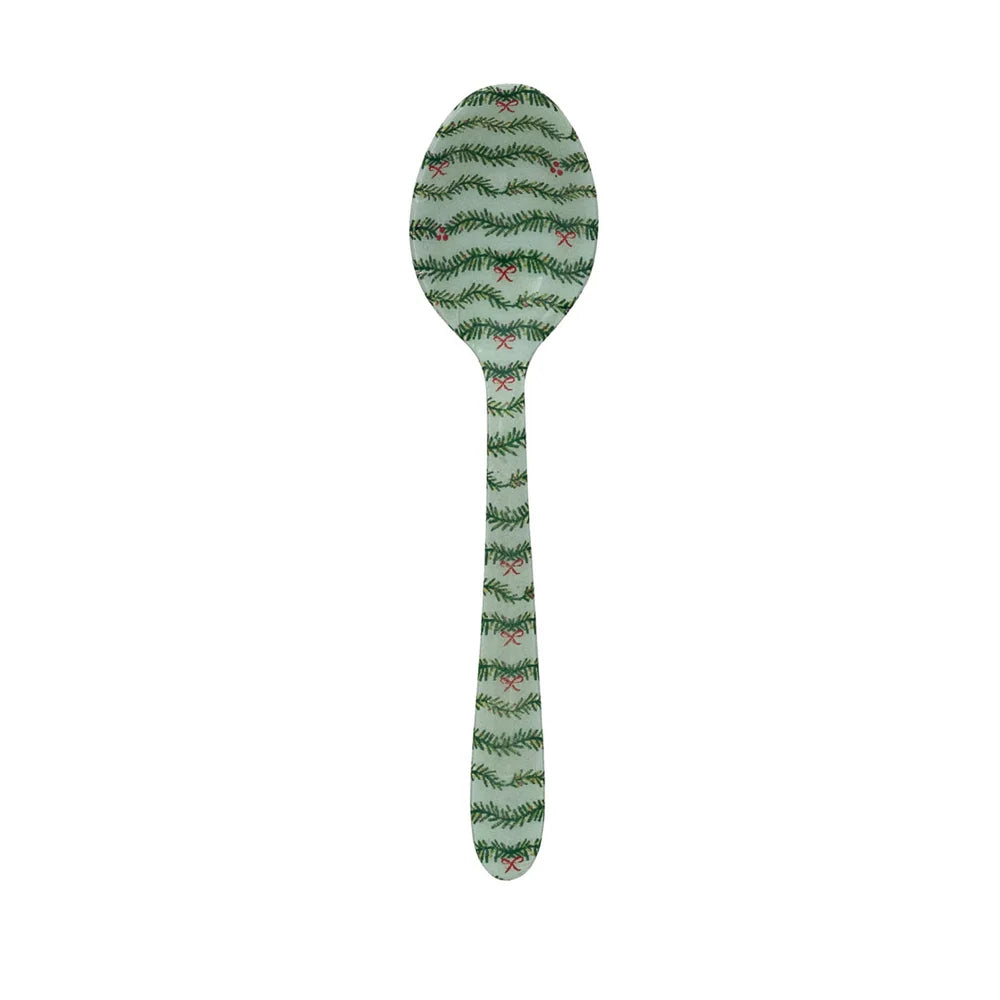 Holiday Enameled Stainless Steel Spoon