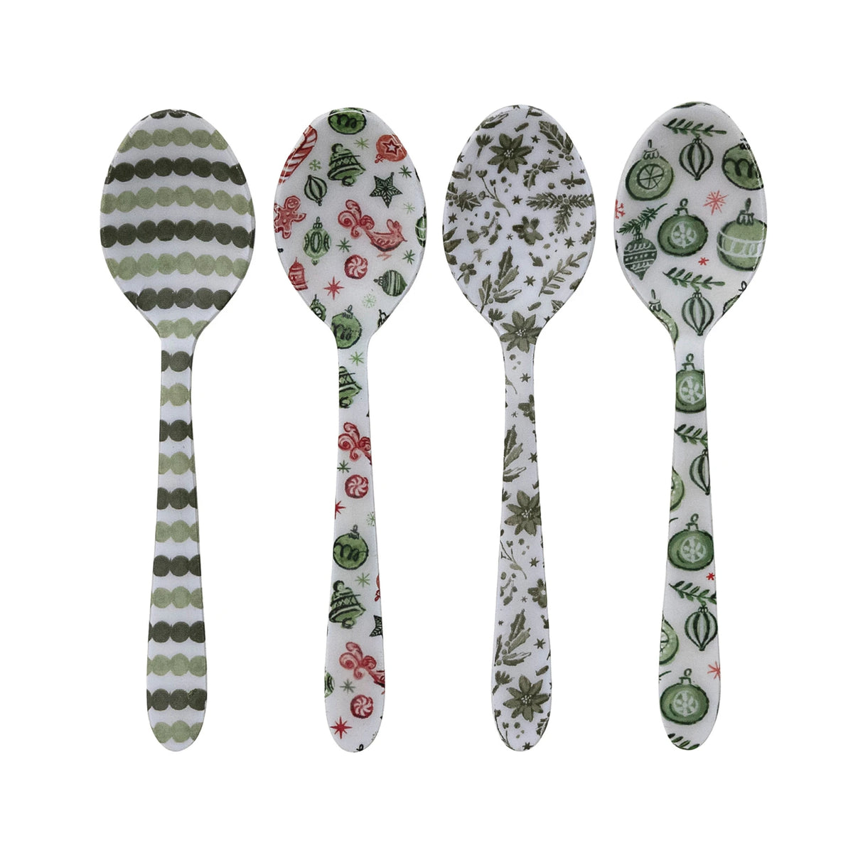 Holiday Enameled Stainless Steel Spoon
