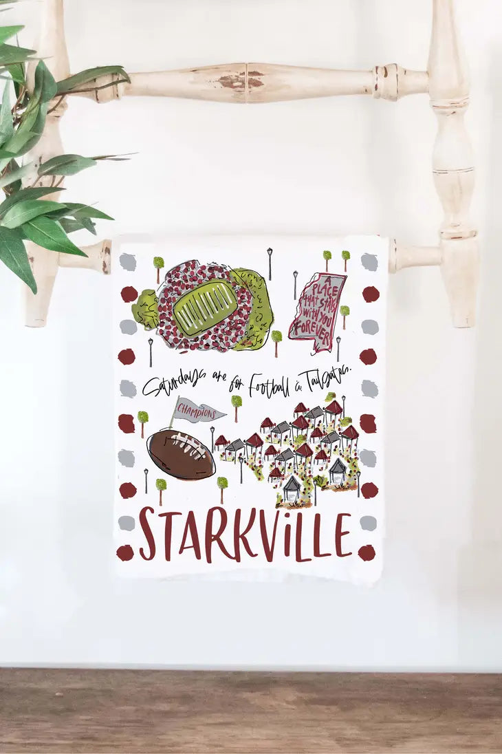 Saturdays Are For Football Tea Towel