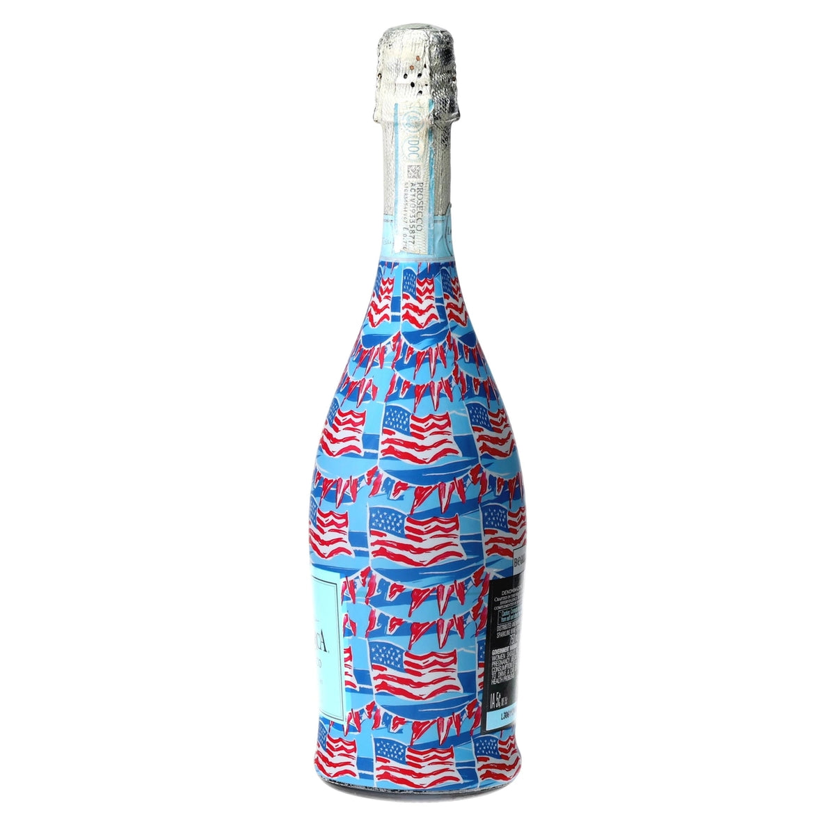 Beau Bottles Stars & Stripes Prosecco Bottle Wrap