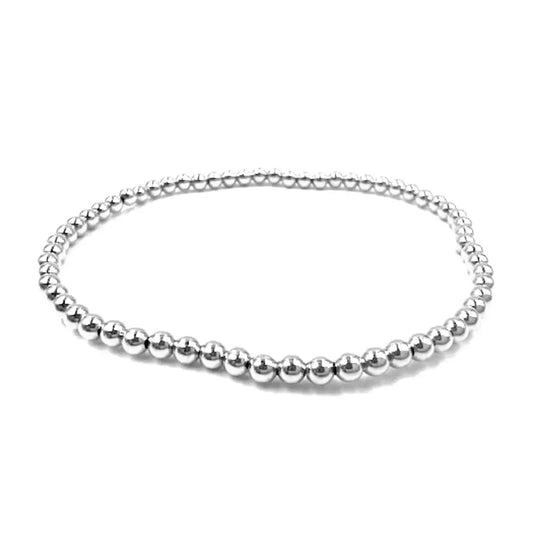 3mm Sterling Silver Karma Waterproof Bracelet