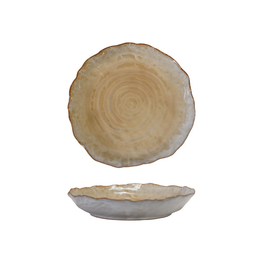 Reactive Glaze Stoneware Plate
