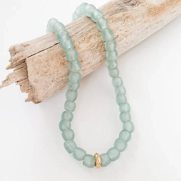 Glass Washer Necklace