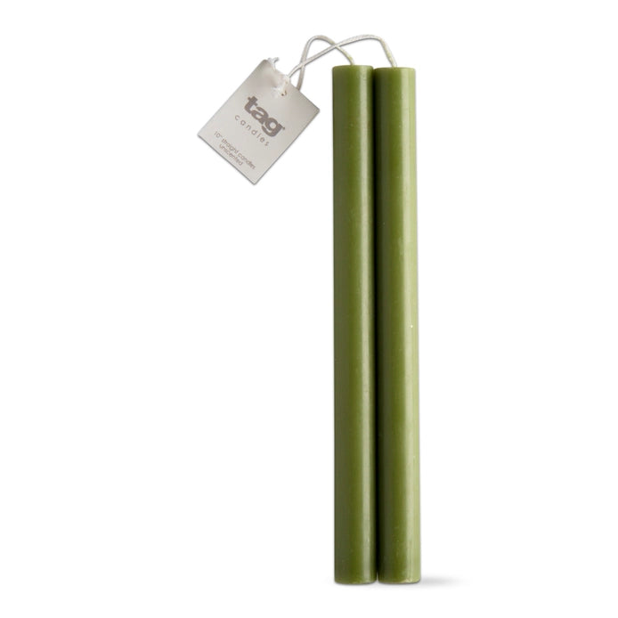 10 Inch Straight Candle - Set Of 2