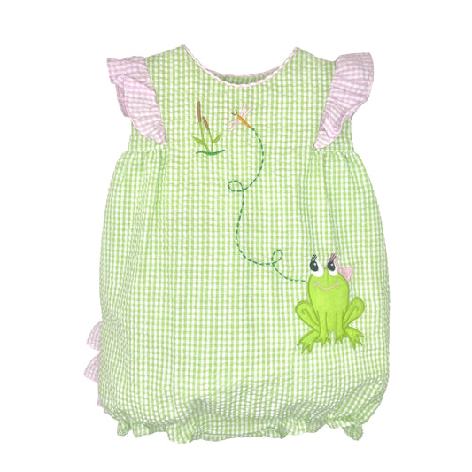 Sunbubble with Frog Applique and Embroidery