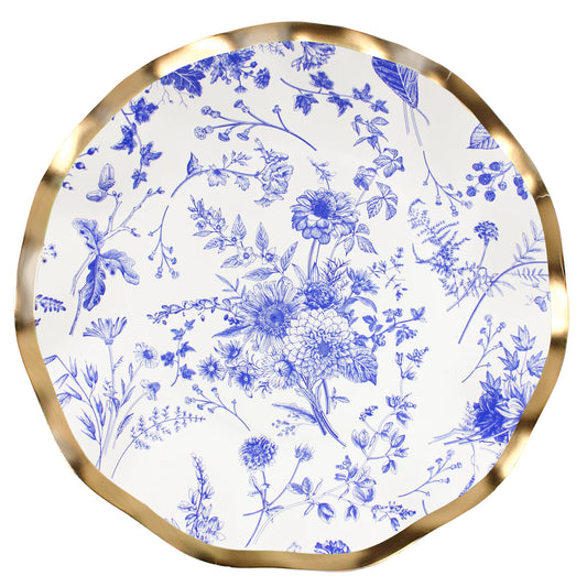 Timeless Wavy Paper Salad Plate