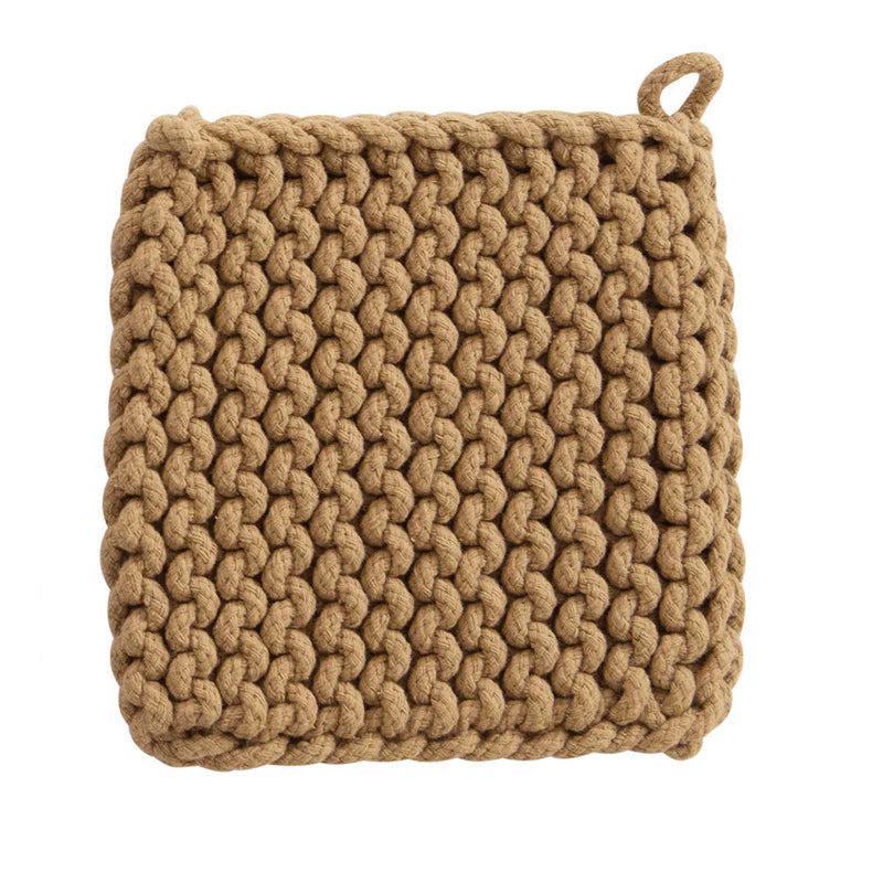 Square Cotton Knit Pot Holder