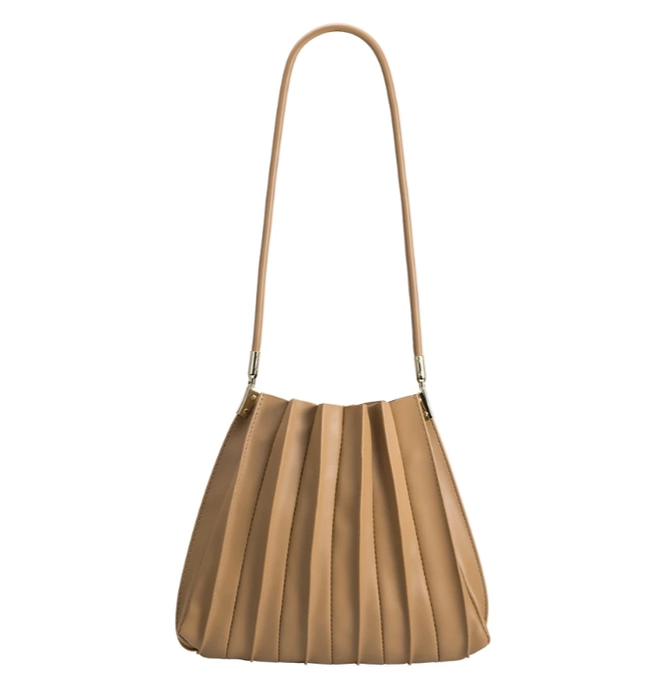 Carrie Pleated Shoulder Bag