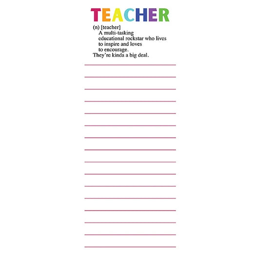 Teacher Magnetic Notepad