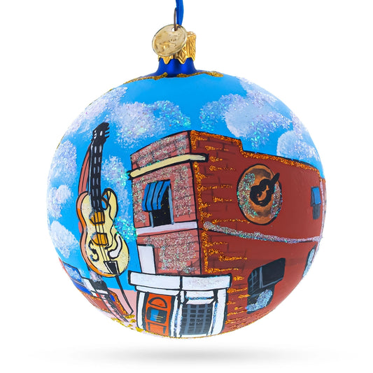 Memphis, Tennessee Glass Ornament