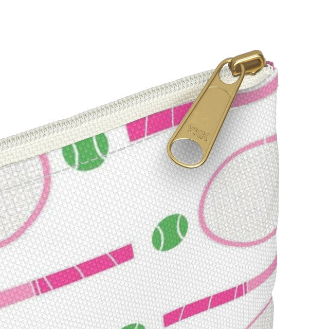 Tennis Rackets Canvas Pouch - Thumbnail 3