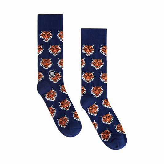 Bonfolk Tiger Navy Socks