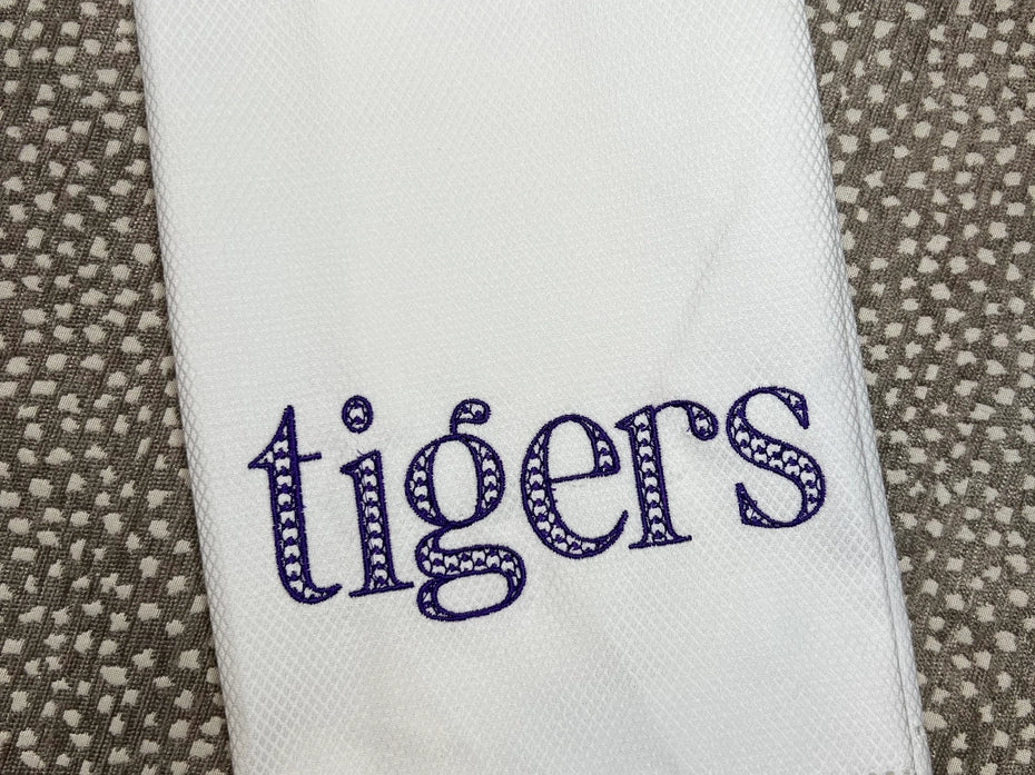 Tigers Huck Towel