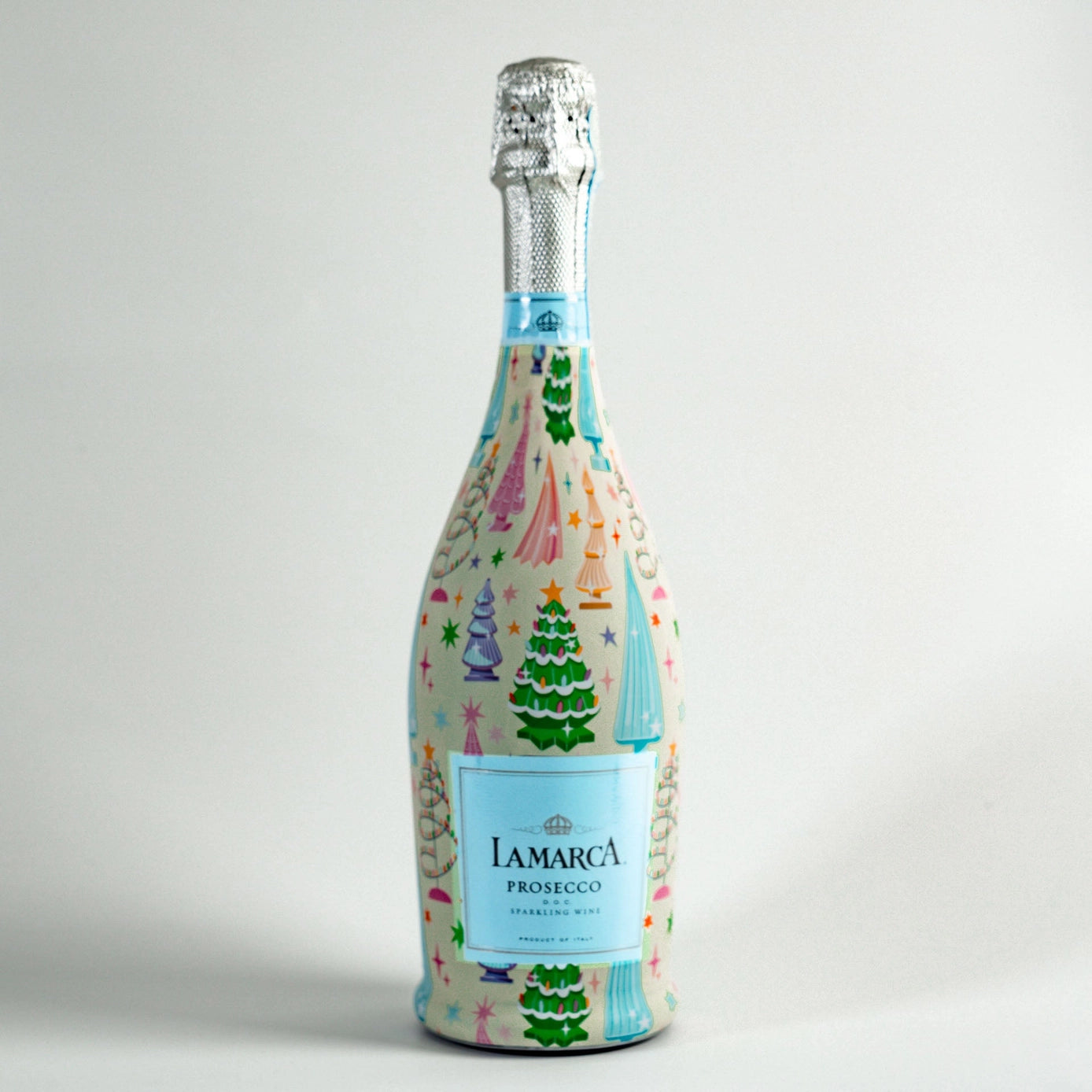 Beau Bottles Prosecco Wrap – Timeless Christmas Trees