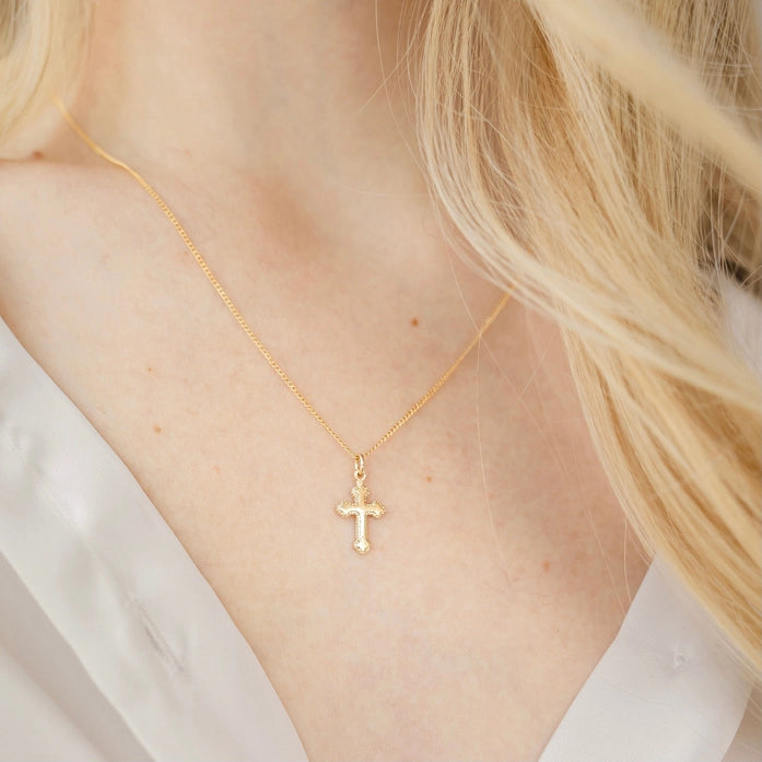 Tiny Cross Necklace