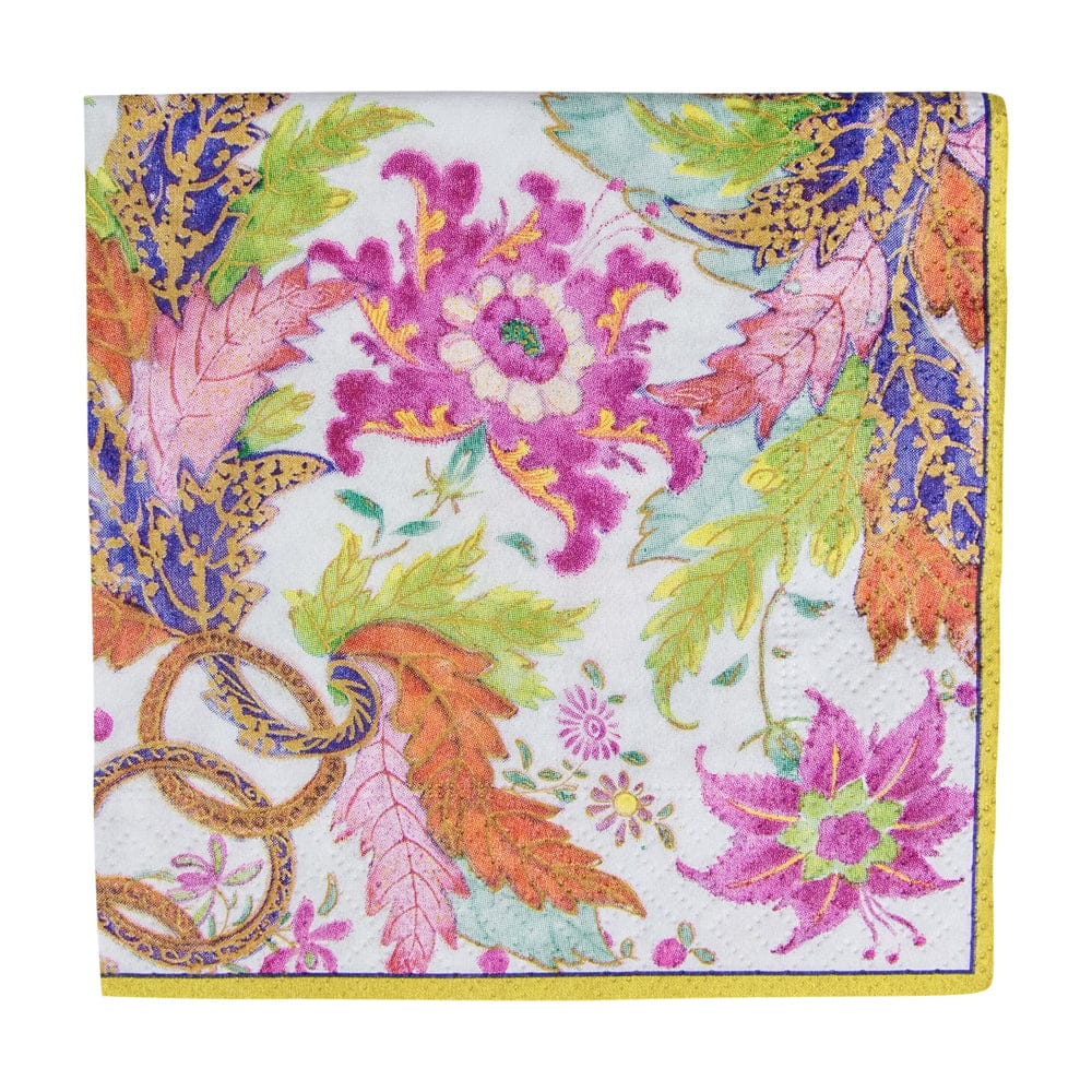 Tobacco Leaf Ivory Cocktail Napkins