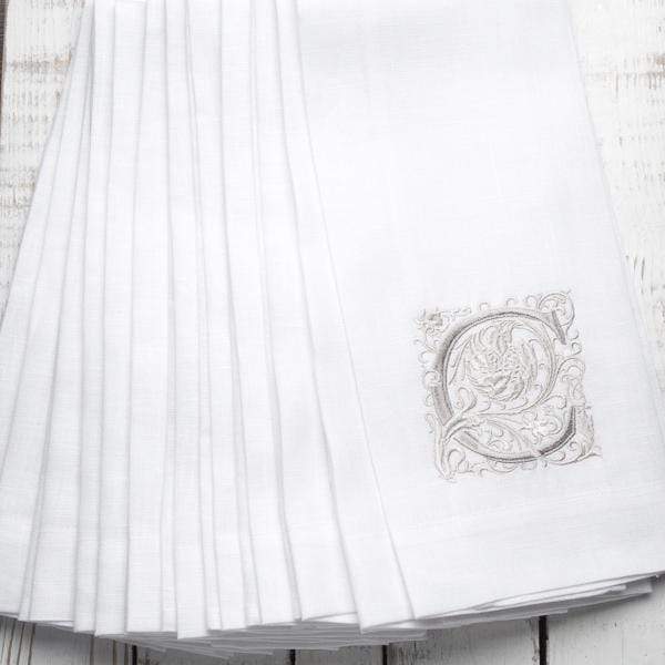 Monogram Linen Towel