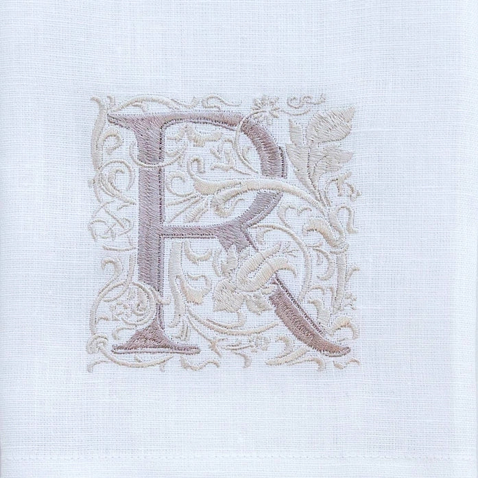 Monogram Linen Towel