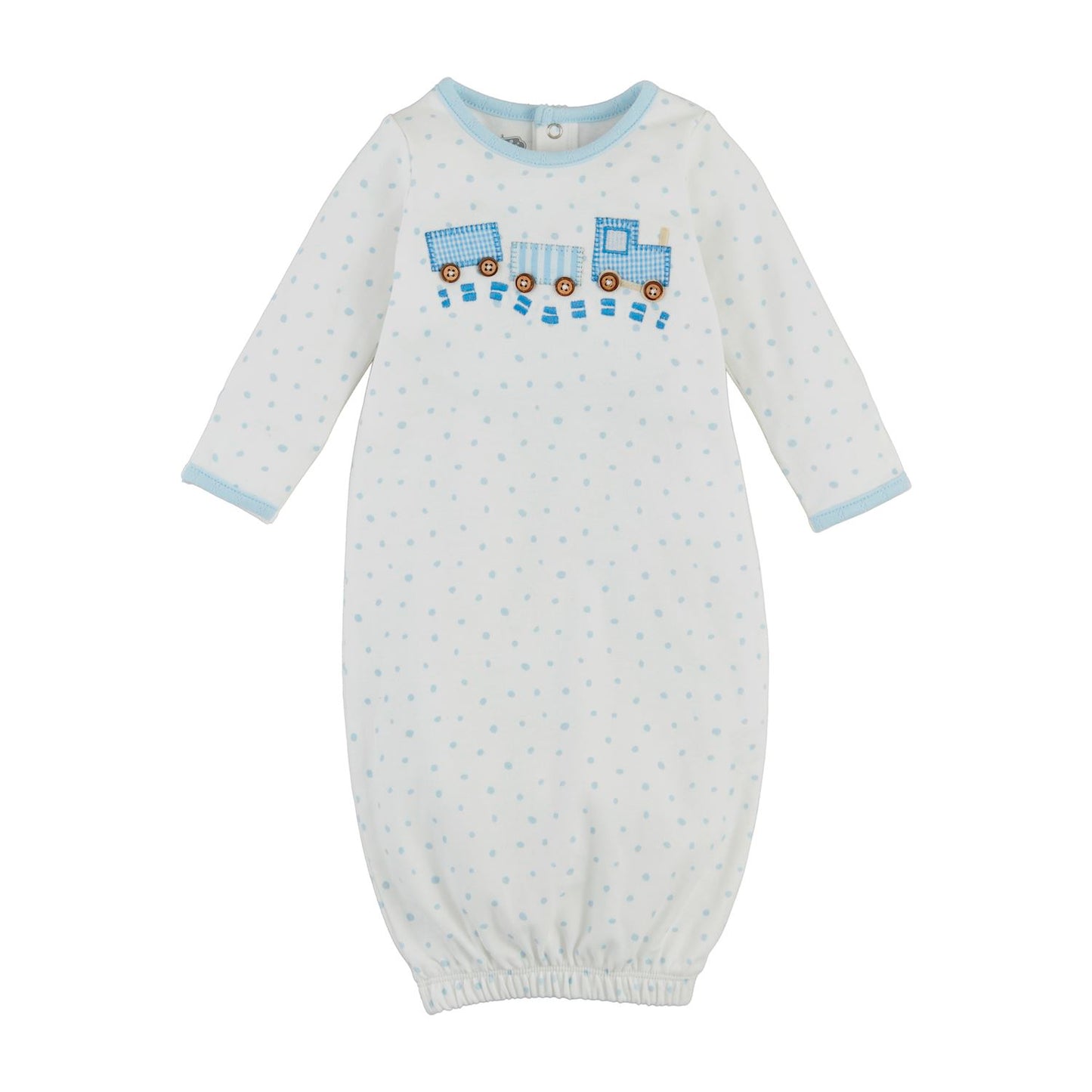 Train Applique Sleeper Gown
