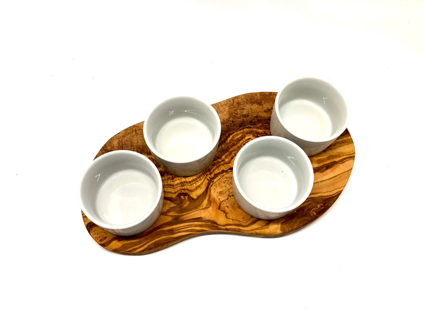 Olive Wood Dip Serving Tray