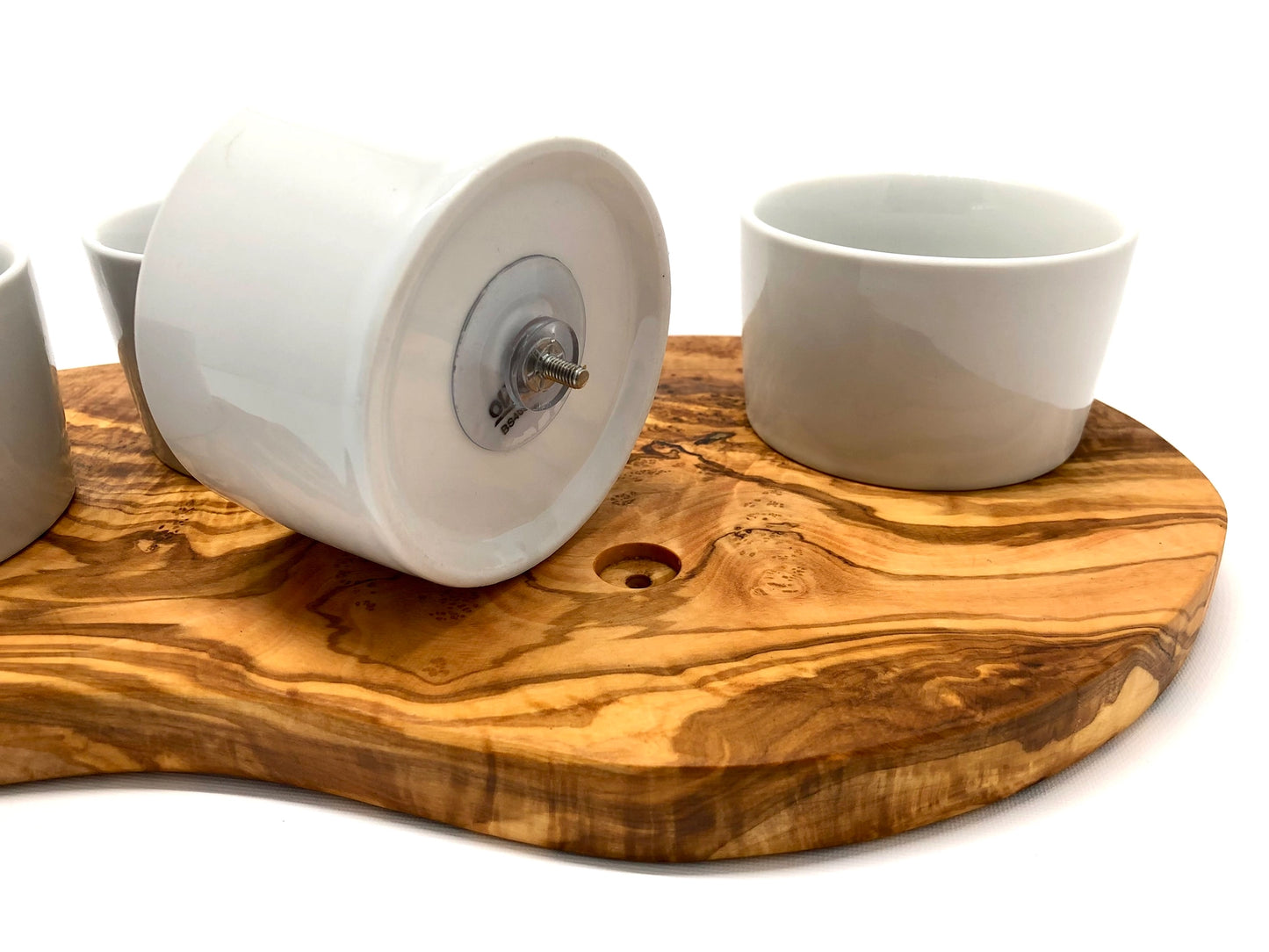 Olive Wood Dip Serving Tray