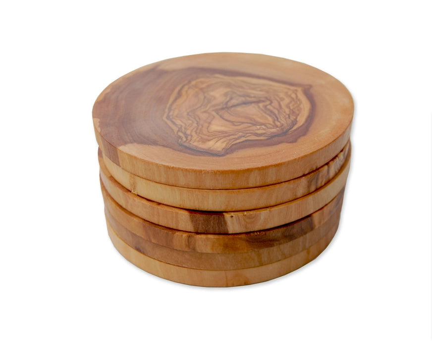 Olive Wood Round Trivet