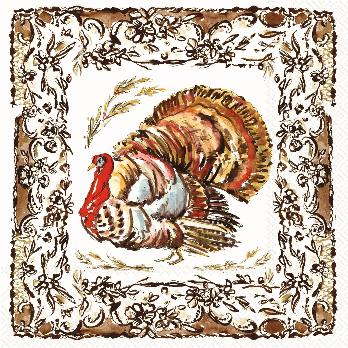 Turkey Collection Lunch Napkins