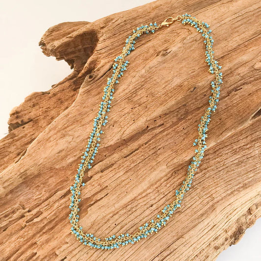 Small Cluster Rosary Necklace