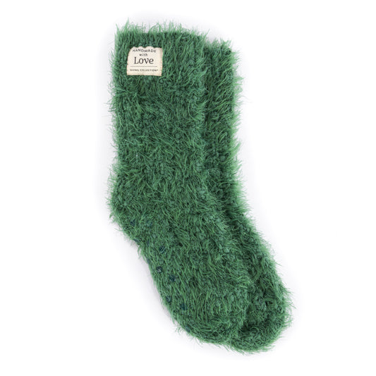 Giving Collection Vibrant Green Cozy Giving Socks Set