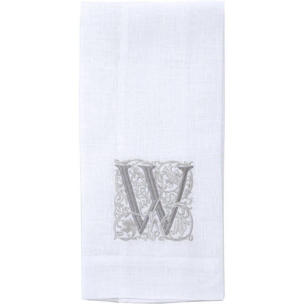 Monogram Linen Towel