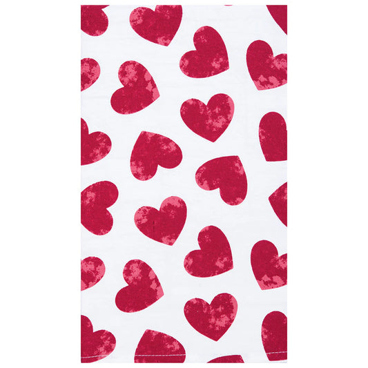Watercolor Heart Kitchen Towel